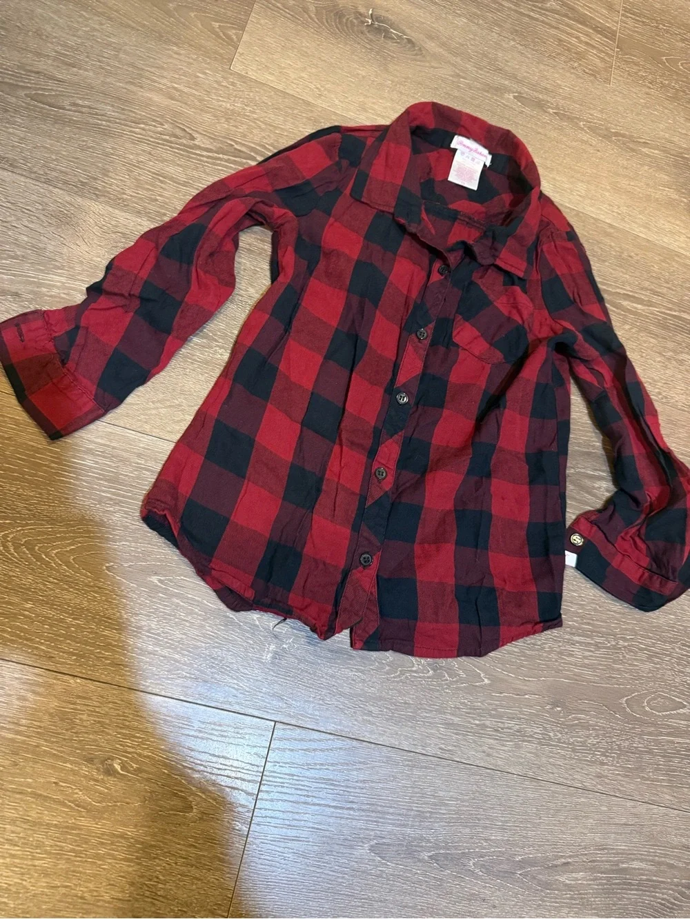 Tommy Bahama Girls Buffalo Plaid Button-Up – Size 10